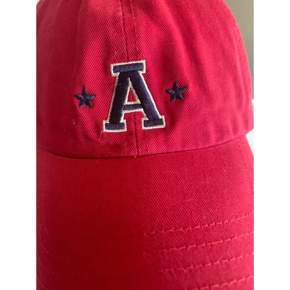 Aeropostale‎ Red Embroidered A Hat Cap Adjustable